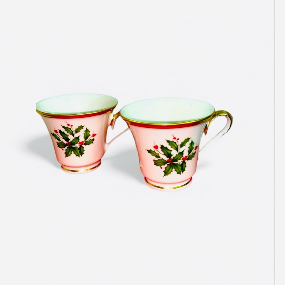 Lenox China Holiday cups